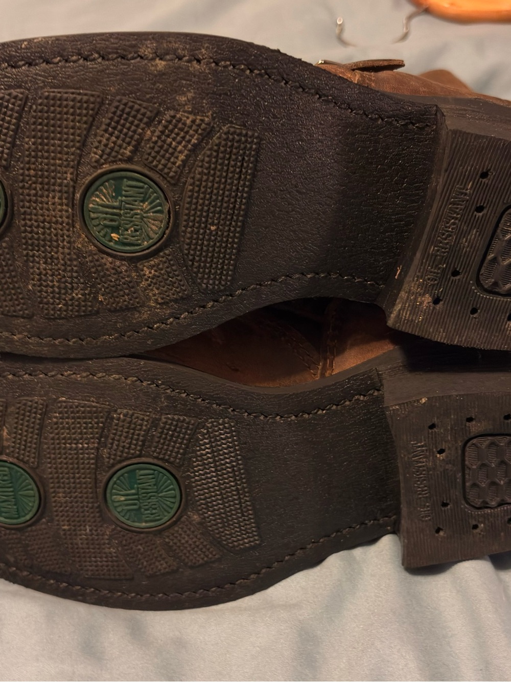 Women’s Vintage Short Frye Brown Leather Veronica Harness Engineer Boots - Picture 4 of 6